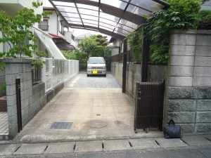 駐車場の拡張工事