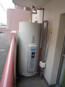 電気温水器の取替え