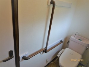 トイレ立ち座り用手すり