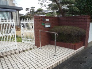 屋外手すり(介護保険住宅改修）